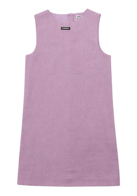 Abito bambina rosa in lino Patrizia Pepe | 7A0610ROSA