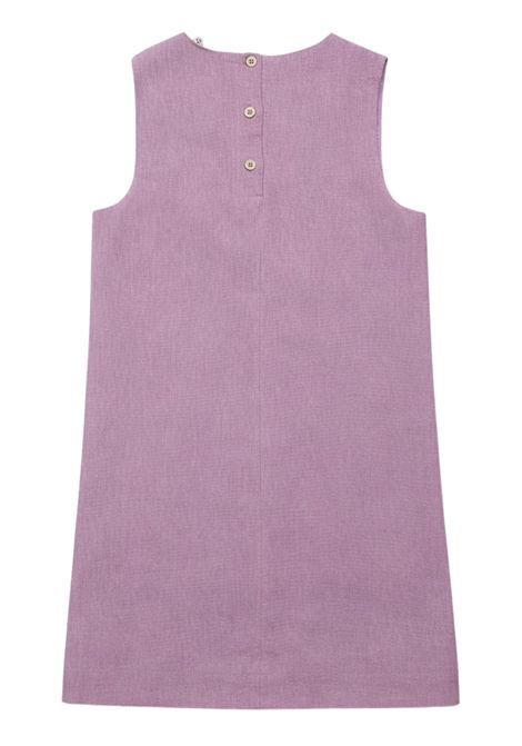Abito bambina rosa in lino Patrizia Pepe | 7A0610ROSA