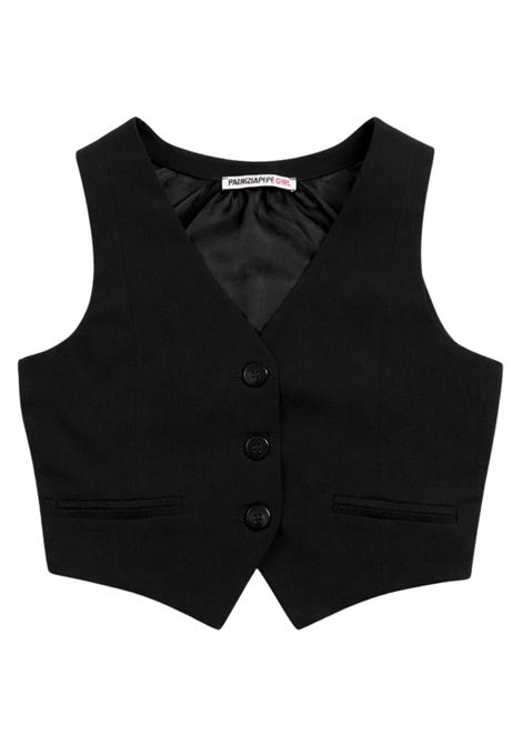 Gilet bambina nero Patrizia Pepe | 7C0273NERO