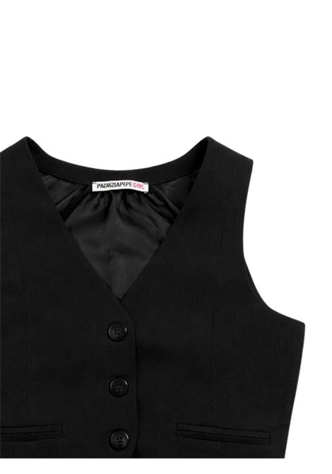 Gilet bambina nero Patrizia Pepe | 7C0273NERO