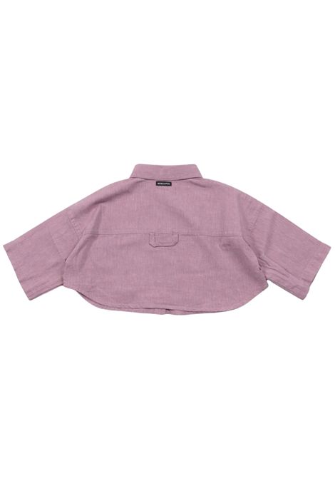 Camicia bambina rosa in lino Patrizia Pepe | 7C0275ROSA