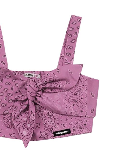 Top bambina rosa in cotone Patrizia Pepe | 7C02799ROSA
