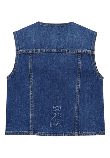 Girls' denim cotton vest Patrizia Pepe | 7C0280DENIM