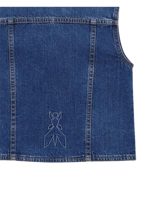 Girls' denim cotton vest Patrizia Pepe | 7C0280DENIM