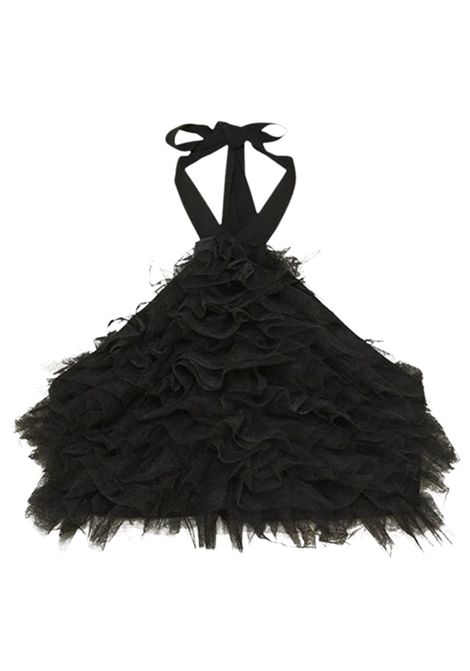 Top bambina nero in velo Patrizia Pepe | 7F0021/MANERO