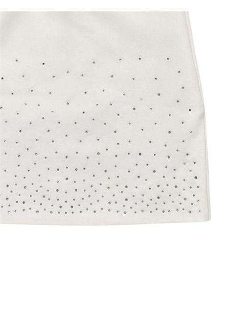 Gonna bambina bianca con strass Patrizia Pepe | 7G0155BIANCO