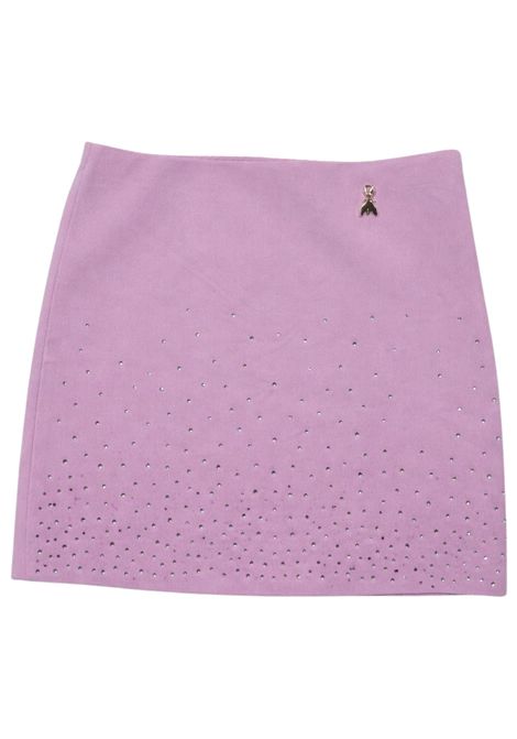 Gonna bambina lilla con strass Patrizia Pepe | 7G0155LILLA