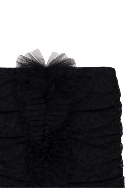 Gonna bambina nera merletto Patrizia Pepe | 7G0158NERO