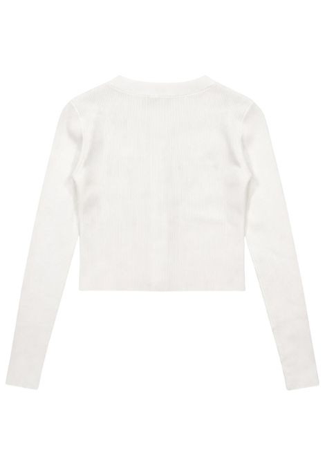 Cardigan bambina bianco in viscosa Patrizia Pepe | 7K0064BIANCO