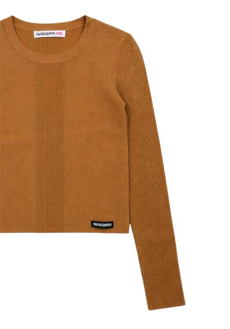 Maglia bambina beige in viscosa Patrizia Pepe | 7K0072BEIGE