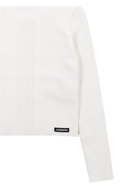 Maglia bambina bianca in viscosa Patrizia Pepe | 7K0072BIANCO