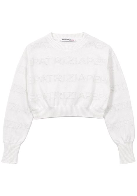 Maglia bambina bianca in viscosa Patrizia Pepe | 7K0077BIANCO