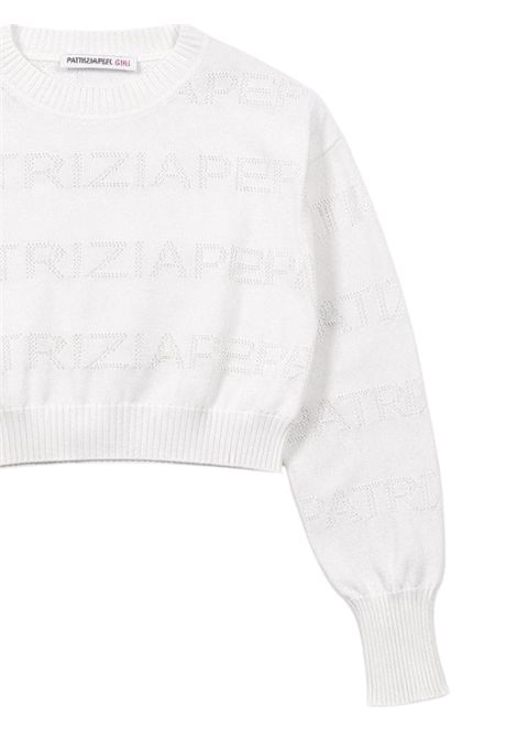 Maglia bambina bianca in viscosa Patrizia Pepe | 7K0077BIANCO