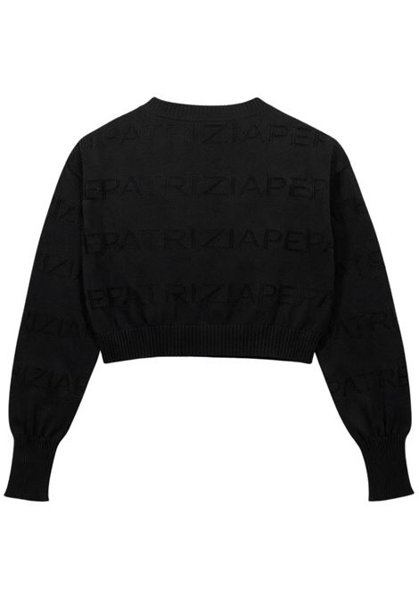 Maglia bambina nera in viscosa Patrizia Pepe | 7K0077NERO