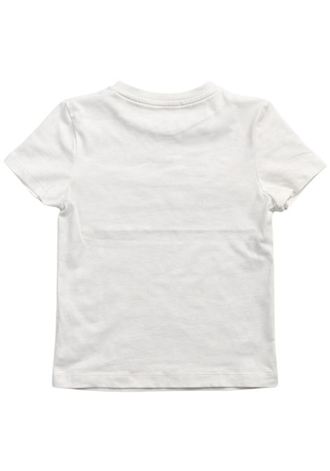 T-shirt bambina bianca in cotone Patrizia Pepe | 7M0809BIANCO/ARGENTO