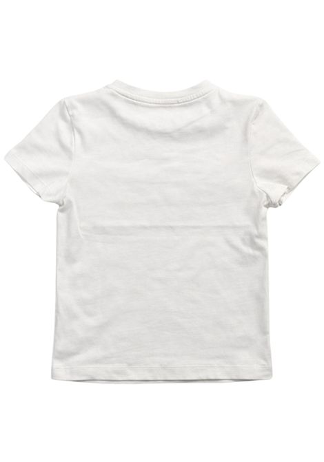 T-shirt bambina bianca in cotone Patrizia Pepe | 7M0809BIANCO/BLU