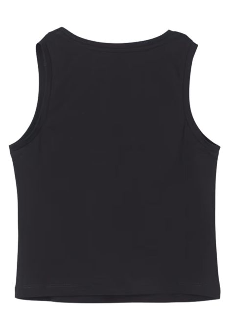 Black cotton tank top for girls Patrizia Pepe | 7M0813/MANERO