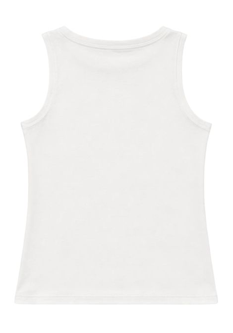 White/red cotton top for girls Patrizia Pepe | 7M0813BIANCO/ROSSO