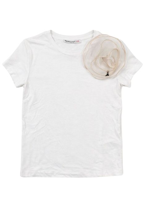 White viscose T-shirt for girls Patrizia Pepe | 7M0897/MABIANCO