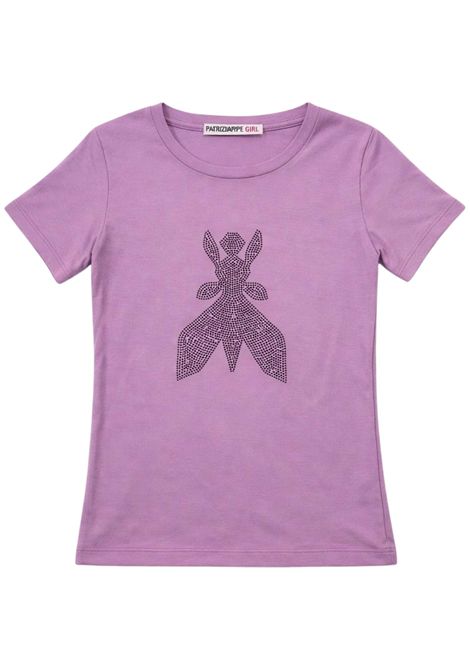 T-shirt bambina lilla in viscosa Patrizia Pepe | 7M0924LILLA