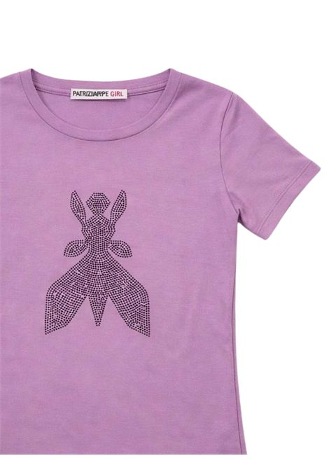 T-shirt bambina lilla in viscosa Patrizia Pepe | 7M0924LILLA