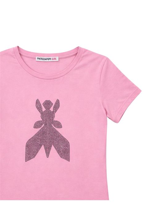 T-shirt bambina rosa in viscosa Patrizia Pepe | 7M0924ROSA
