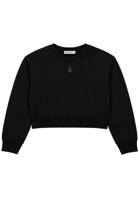 Felpa bambina nera in cotone Patrizia Pepe | 7M0932NERO