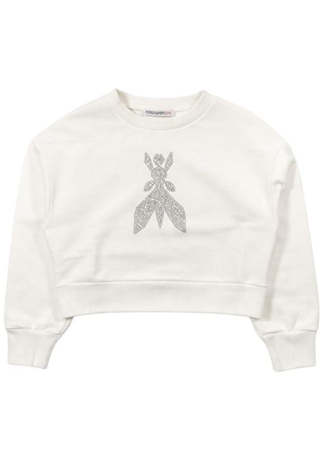 Felpa bambina bianca in cotone Patrizia Pepe | 7M09611BIANCO