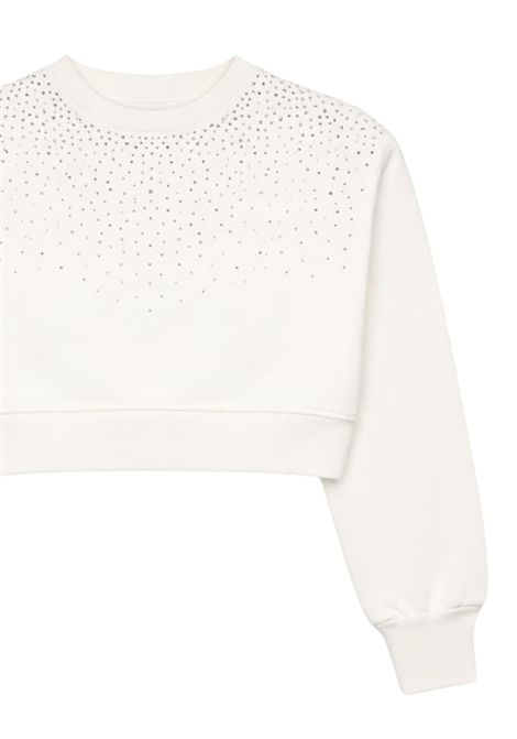 Felpa bambina bianca in cotone Patrizia Pepe | 7M0961BIANCO