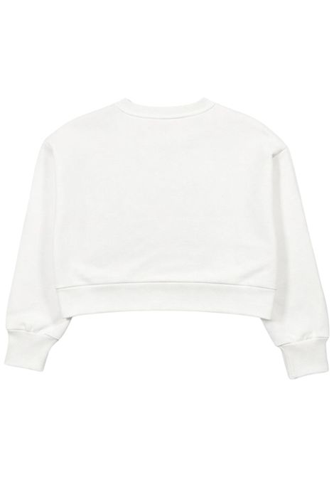 Felpa bambina bianca in cotone Patrizia Pepe | 7M0961BIANCO