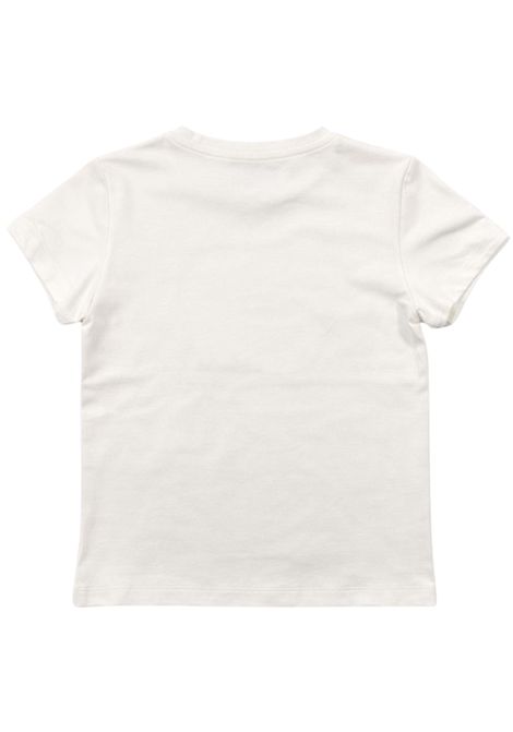 T-shirt bambina bianco/grigio in cotone Patrizia Pepe | 7M0963BIANCO/GRIGIO