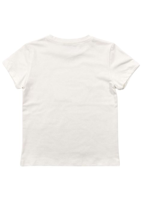 T-shirt bambina bianco/lilla in cotone Patrizia Pepe | 7M0963BIANCO/LILLA