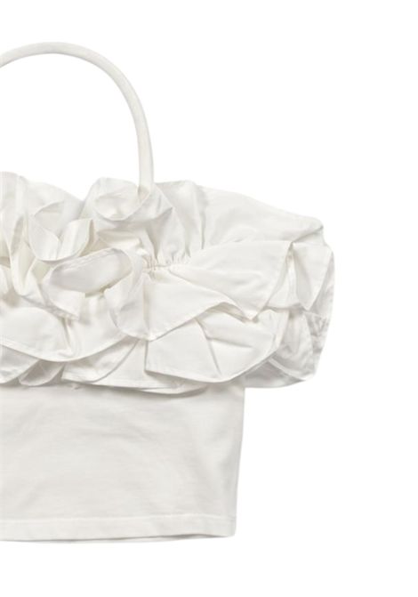 White cotton top for girls Patrizia Pepe | 7M0970BIANCO