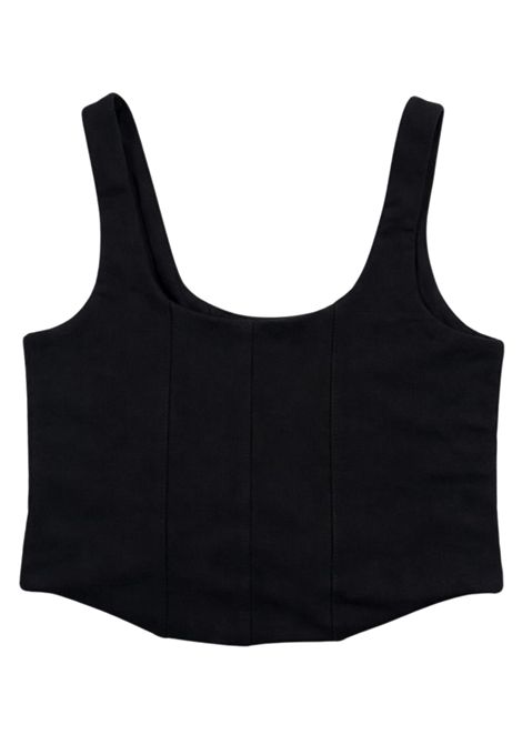 Black cotton sweatshirt for girls Patrizia Pepe | 7M0971NERO