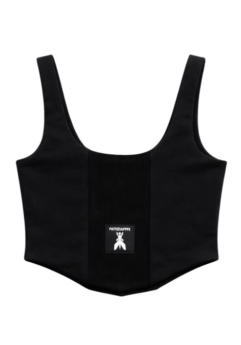 Black cotton sweatshirt for girls Patrizia Pepe | 7M0971NERO