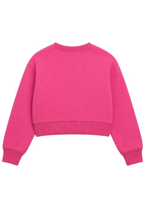 Felpa bambina fucsia in cotone Patrizia Pepe | 7M0973FUCSIA