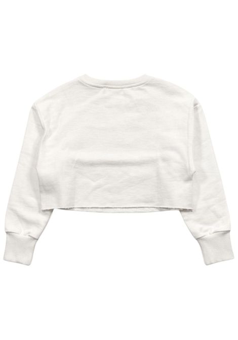 White cotton sweatshirt for girls Patrizia Pepe | 7M0974BIANCO