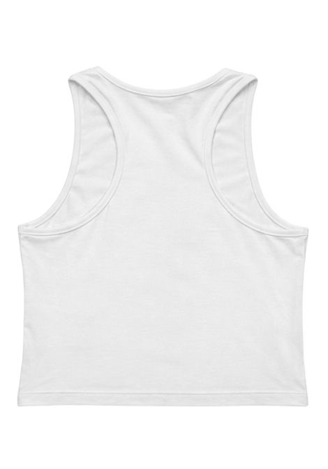 White viscose tank top for girls Patrizia Pepe | 7M0975BIANCO