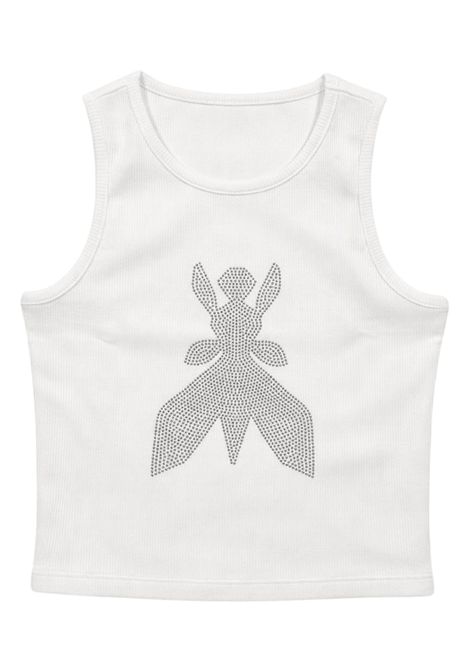Canotta bambina bianca in cotone Patrizia Pepe | 7M0977BIANCO