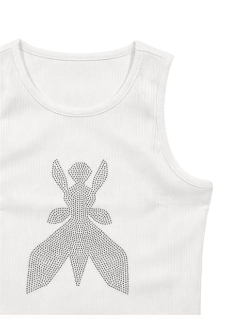 Canotta bambina bianca in cotone Patrizia Pepe | 7M0977BIANCO