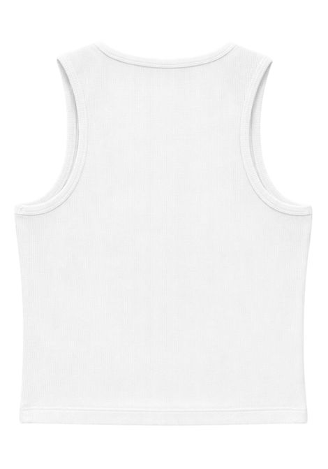 Canotta bambina bianca in cotone Patrizia Pepe | 7M0977BIANCO