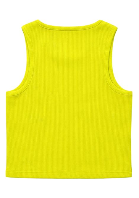 Canotta bambina verde fluo in cotone Patrizia Pepe | 7M0977VERDE FLUO