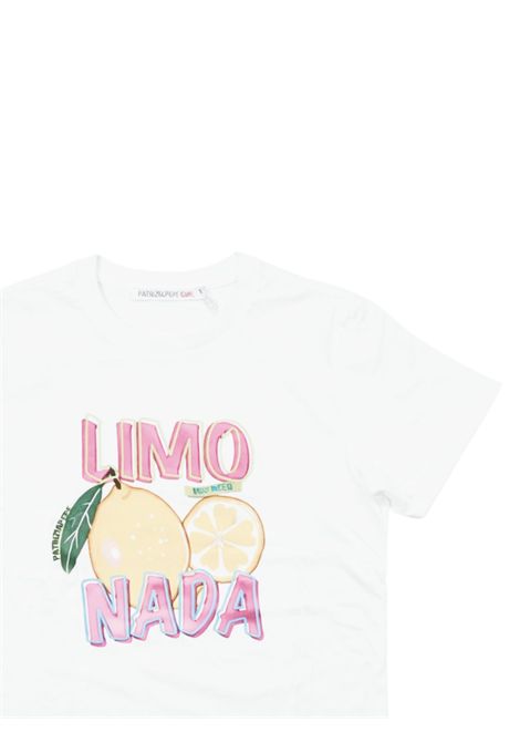 T-shirt bambina bianca in cotone Patrizia Pepe | 7M098222BIANCO