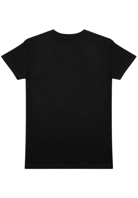 T-shirt bambina nero/fucsia in cotone Patrizia Pepe | 7M0982NERO/FUCSIA