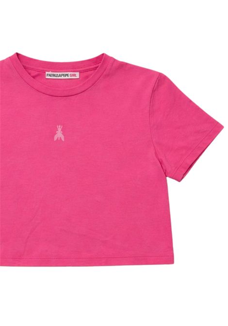 T-shirt bambina rosa in cotone Patrizia Pepe | 7M0987ROSA