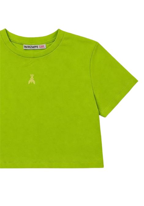 T-shirt bambina verde fluo in cotone Patrizia Pepe | 7M0987VERDE FLUO