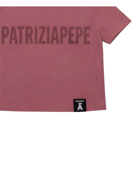T-shirt bambina rosa in cotone Patrizia Pepe | 7M0989ROSA