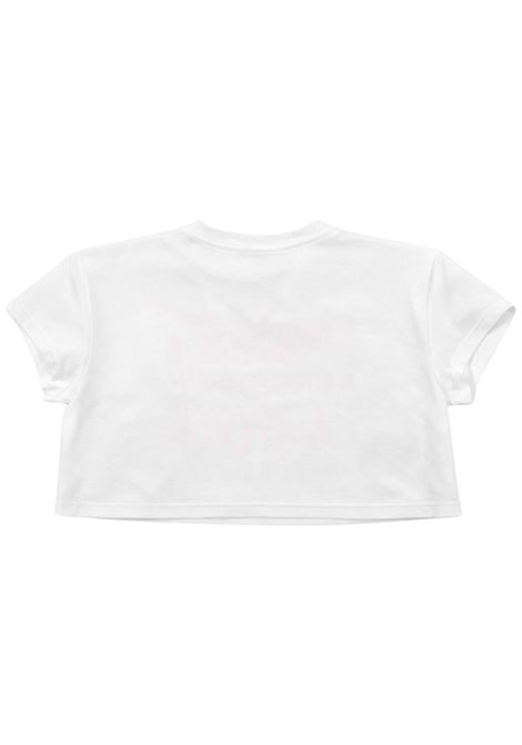 T-shirt bambina bianco/nero in cotone Patrizia Pepe | 7M0991BIANCO/NERO