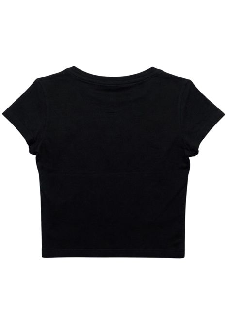 T-shirt bambina nera in viscosa Patrizia Pepe | 7M0999NERO