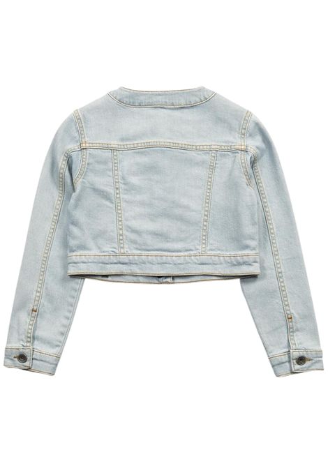 Giubbino bambina in cotone denim Patrizia Pepe | 7O0038DENIM